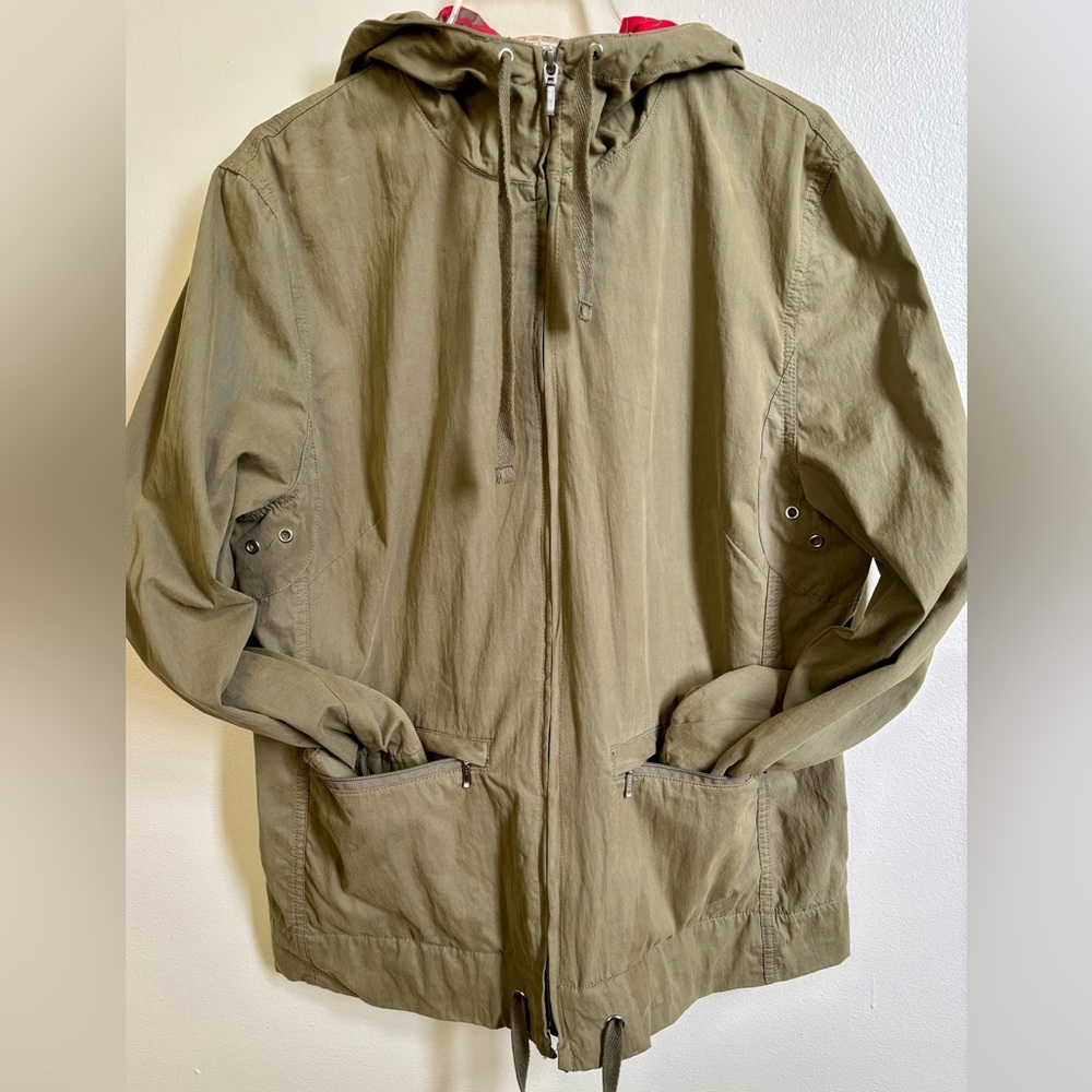 Carribean Joe versatile hooded zip jacket coat